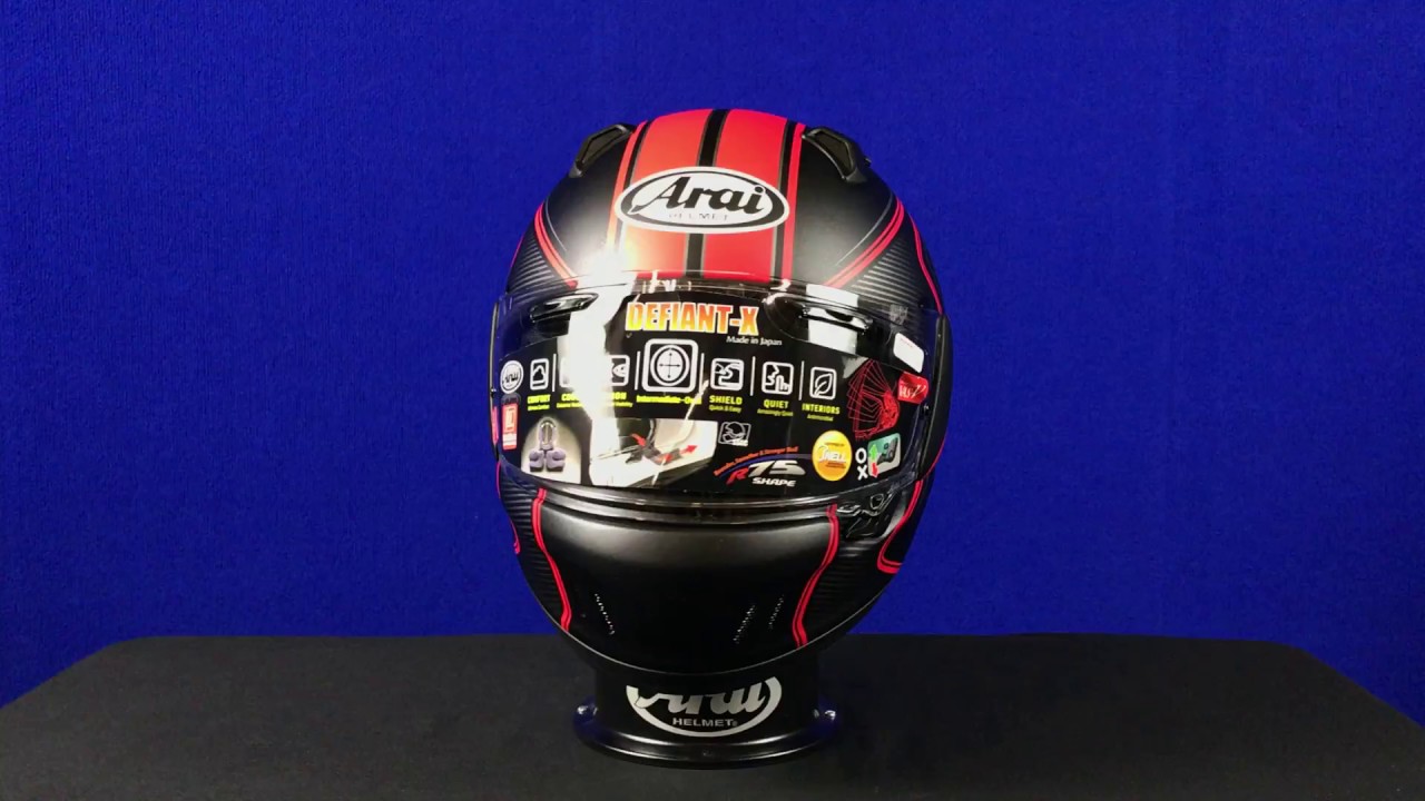 arai defiant-x diablo helmet Arai Defiant-X in Diablo Red Frost