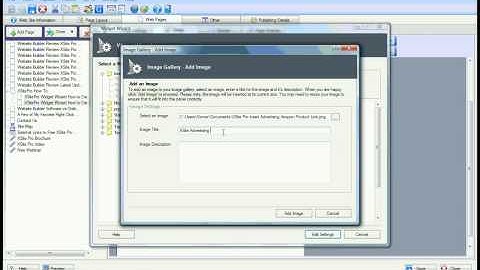 XSitePro Website Builder Review How to Create Image Gallery