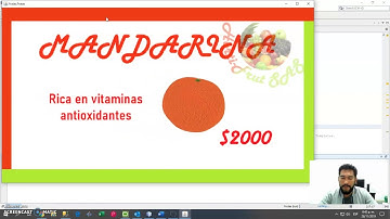 Java 3D -Animación fruta