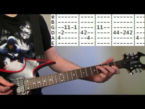 Spider-Man 60s Cartoon Theme Guitar Lesson with Chords & Tab Tutorial Also  Ramones Cover - YouTube