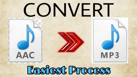 How To Convert AAC to mp3 file easily | how to change aac to mp3 format | Be Tech UTuber