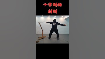 十字劍訣-刺劍  #martialarts #wushu #武術 #功夫 #tameshigiri #bajiquan # #baji #劍術  #八極劍 #八極拳