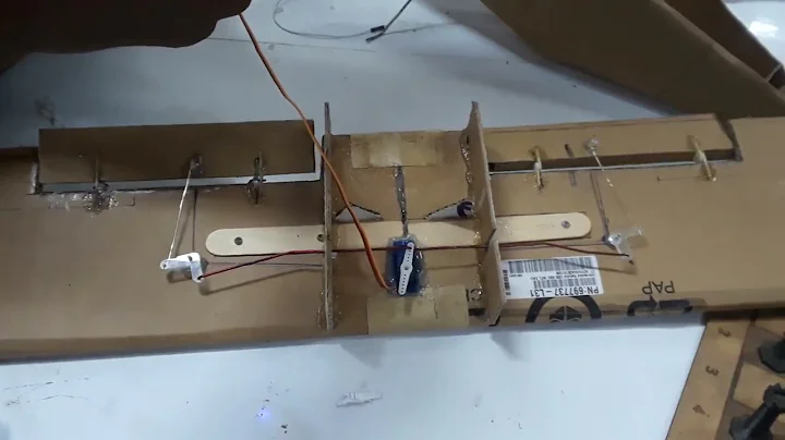 working ailerons with 1 servo