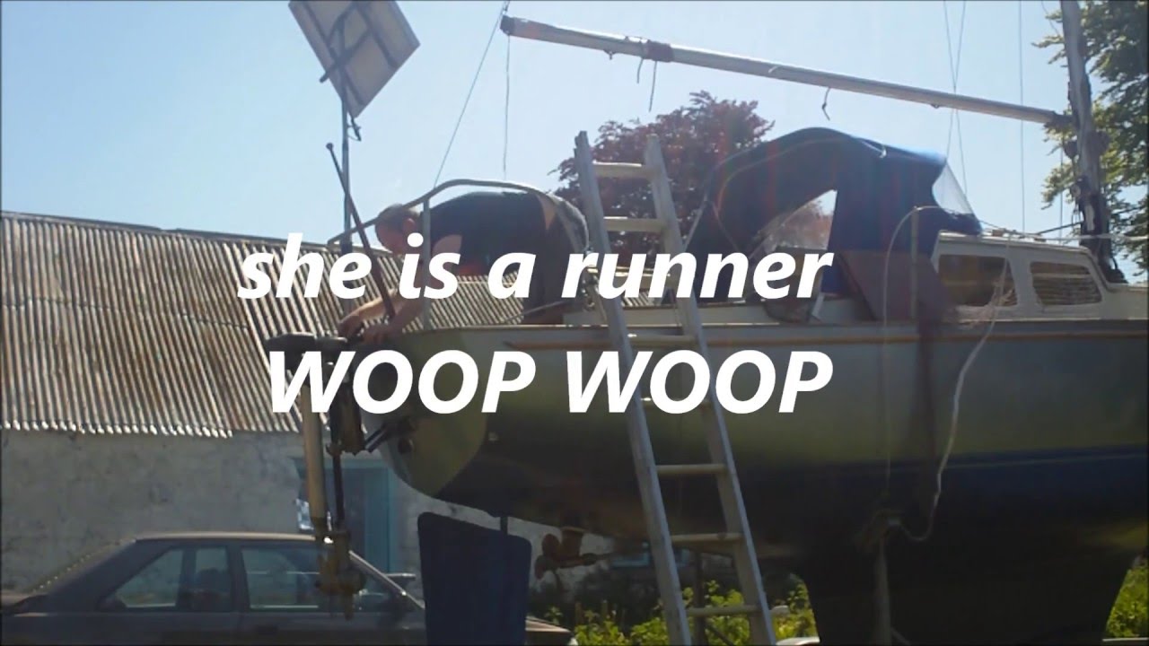 SAIL CANCER 14. outboard bracket. Single handed  Sailing around Ireland