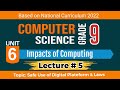 Safe Use of Digital Platform & Laws| Lecture 5 | Unit 6 | Class 9th Computer Science | NBF | FBISE