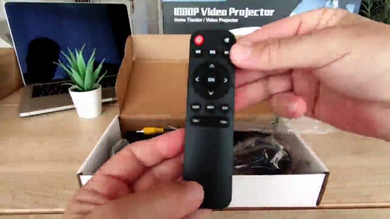 Proyector WiFi Bluetooth, 7000 Lúmenes WiMiUS Proyector Portátil