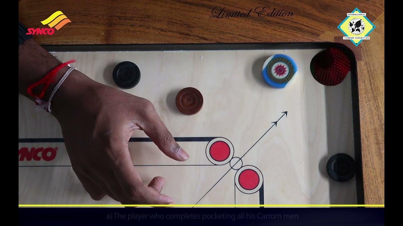 how-to-score-carrom-rule-book-icf-youtube