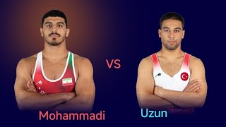 AMIRSAM BEHMAN MOHAMMADI (IRI) - AHMET UZUN (TUR) U17 WORLD CHAMPIONSHIP, 1/2 FINAL, GR 92 KG