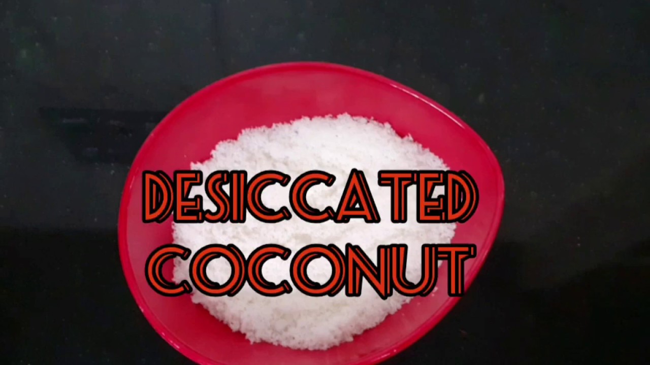 Desiccated coconut/homemade desiccated coconut recipe Malayalam YouTube