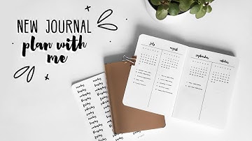 Minimal bullet journal setup » for productivity + mindfulness