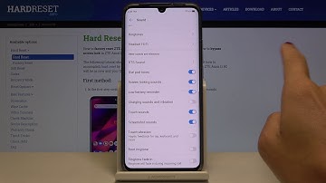 How to Turn On/Off Charging Sounds on ZTE Axon 11 - Manage System Tones