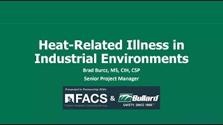 Heat Related Illness in Industrial Environments