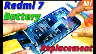 XIAOMI REDMI 7 Non-Removable BATTERY REPLACEMENT  | TEARDOWN|  DISASSEMBLY