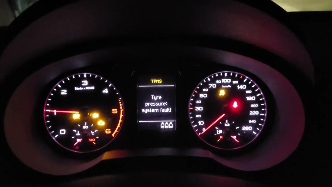 Audi multiple problems.TPMS, ESC, Lights, parking brake malfunction. Locked transmission on