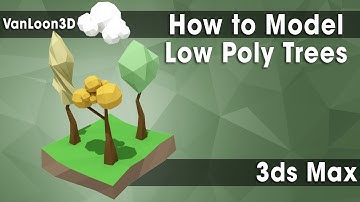 How to Model Low Poly Trees  - 3ds Max