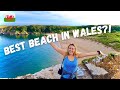TOUR OF PEMBROKESHIRE WALES | Barafundle Bay & Pembroke Castle | AERIAL VIEWS!