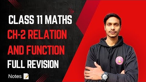 Relation and function class 11 maths one shot | Class 11 maths Full Revision | Relation and function