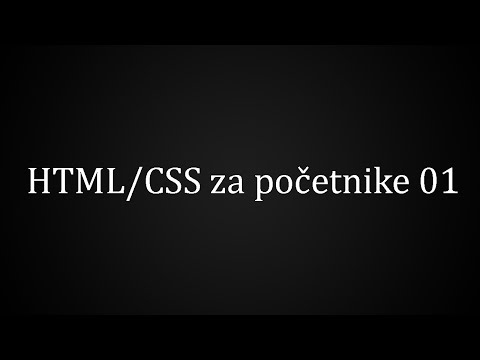 HTML/CSS za početnike 01