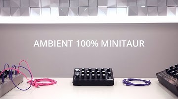 Ambient 100% Moog Minitaur - Happy 2022!