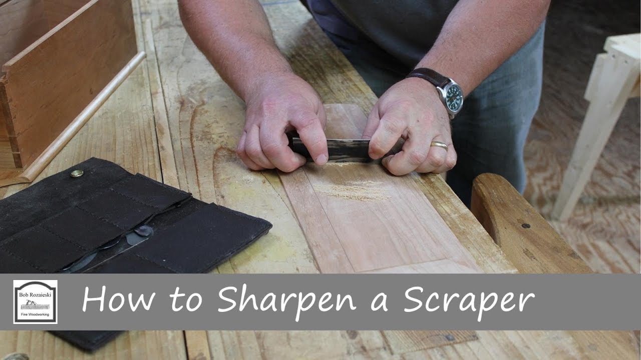 How to Sharpen a Card Scraper - YouTube