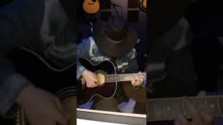 Video thumbnail of "Marcus King - it's too late acoustic guitar solo cover #acoustic #guitar #blues"