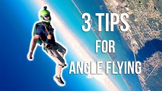3 Tips To Improve Your Angle Flying  How To Skydive