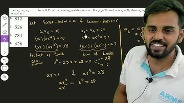 Let a1,a2,a3,… be a G.P. of increasing positive terms. If a1a5=28 and a2+a4=29, then a6 is equal to