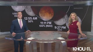 How to see Sunday's lunar eclipse in Houston (in English and Spanish)