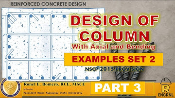 RCD - Sample Set 2 (3/3) DESIGN OF COLUMNS with AXIAL and BENDING