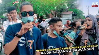 TAK SADAR PEMAIN REINATA KEDATANGAN CHEF ARNOLD DI LAGU JUJUK GEDANG & SAWANGEN LIVE CAKRA NEGARA