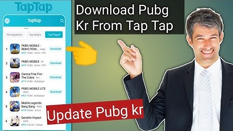 How to download and update  pubg kr from Tap Tap application.
