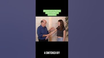 Muscle test to find the ideal modality of correction 💪 #muscletest #kinesiology #chiropractor