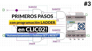📚 PRIMEROS PASOS con programación LADDER en CLIC 02 - 📌PARTE #3