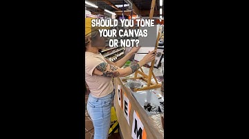 Painting Tip: Should you tone your canvas or not?