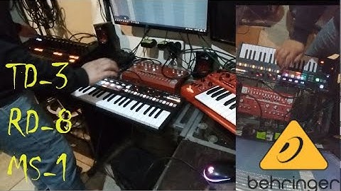 Dark Jam #arturia #Keystep . #behringer #TD3 #RD8 #MS1