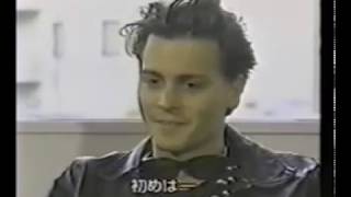 Johnny Depp interview for a Japanese program 