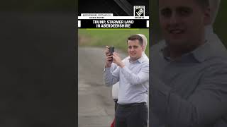 Us Prez Trump, Starmer Land In Aberdeenshire After Circling F Course In Presidential Helicopter