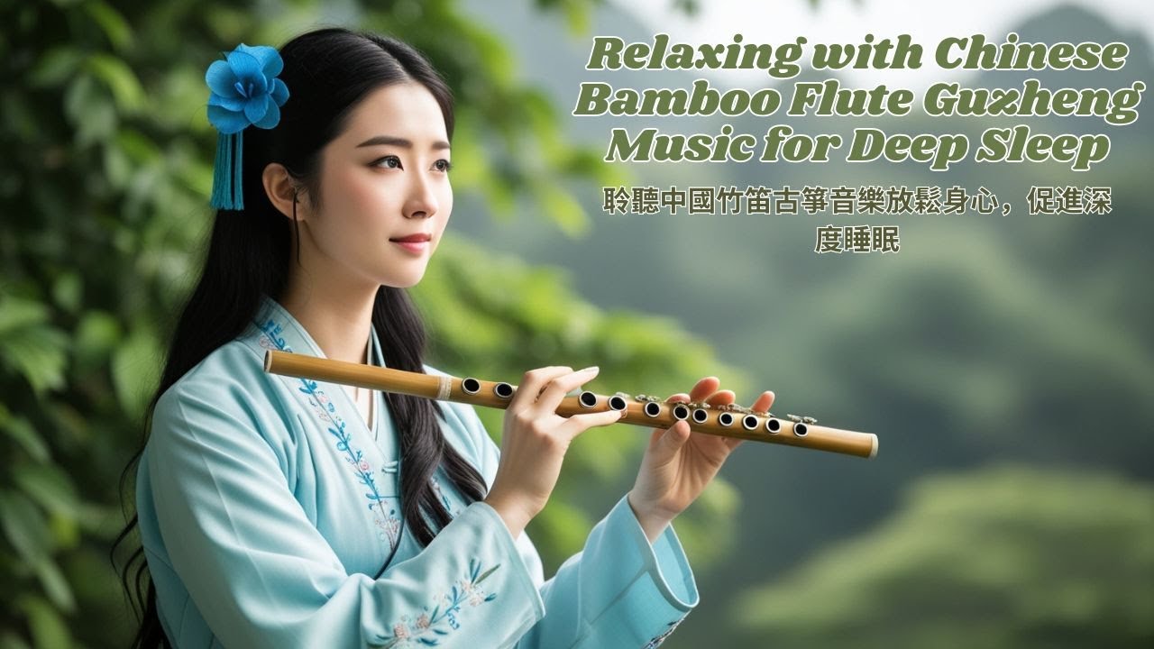 🎶 Relaxing with Chinese Bamboo Flute Guzheng Music for Deep Sleep ...
