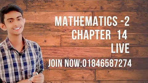 Polytechnic Mathematics 2 Chapter 14 || Diploma Mathematics 2 Chapter 14 || ম্যাথমেটিক্স ২ ||