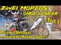 Zwei mopeds ohne lenker  ps im berfluss  teil i  harzer bikeschmiede