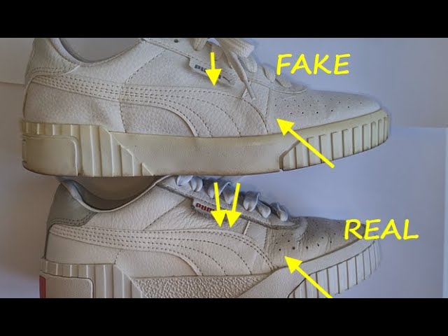 Pastries Method Insight Puma Cali real vs fake review. How to spot fake Puma Cali trainers - YouTube