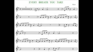 Every breath you take   base + spartito