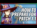 DONT GET LEFT BEHIND! HOW TO PREP FOR 1.1 FAST! [Genshin Impact]