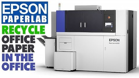 Epson PaperLab - Dry Process Paper Recycle In-Office Machine