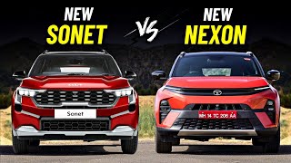 2024 Kia Sonet Facelift Vs Tata Nexon - Which is Better?
