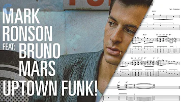 Bari Sax  - Uptown Funk - Mark Ronson Sheet Music, Chords, & Vocals
