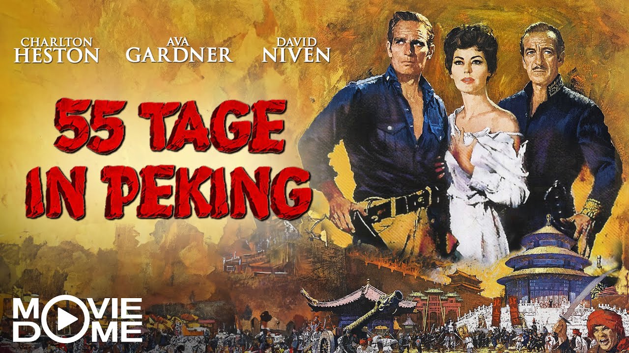 ⁣55 Tage in Peking - Monumentalfilm - mit Charlton Heston - Ganzer Film kostenlos in HD bei Moviedome