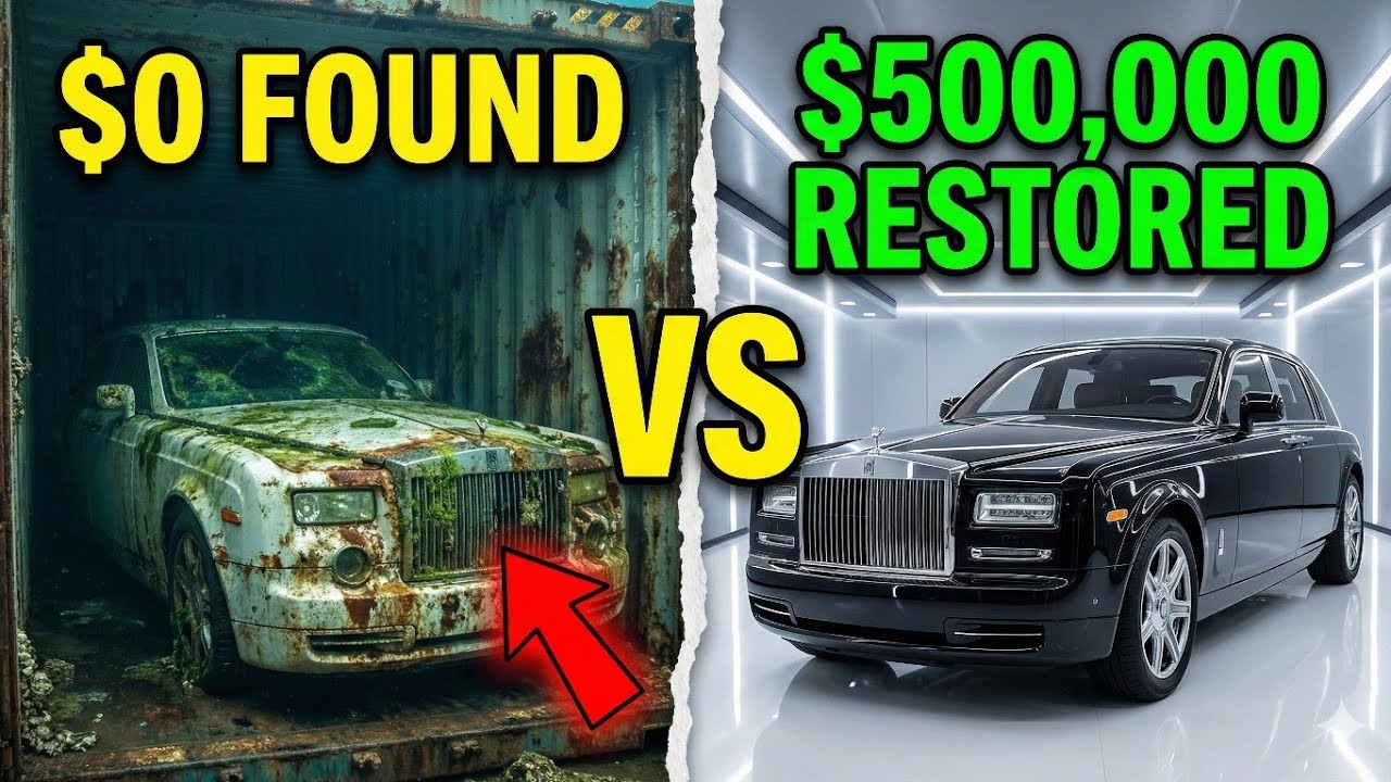 I Found a $500,000 Rolls-Royce Underwater & Restored It | Satisfying Deep Clean