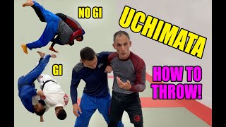 Uchimata No Gi and Gi - Throw with Both (BJJ/Jiu-JItsu/Judo)