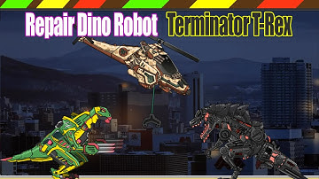 Sửa chữa robot Khủng long chiến đấu | Repair Dino Robot | Terminator T-Rex